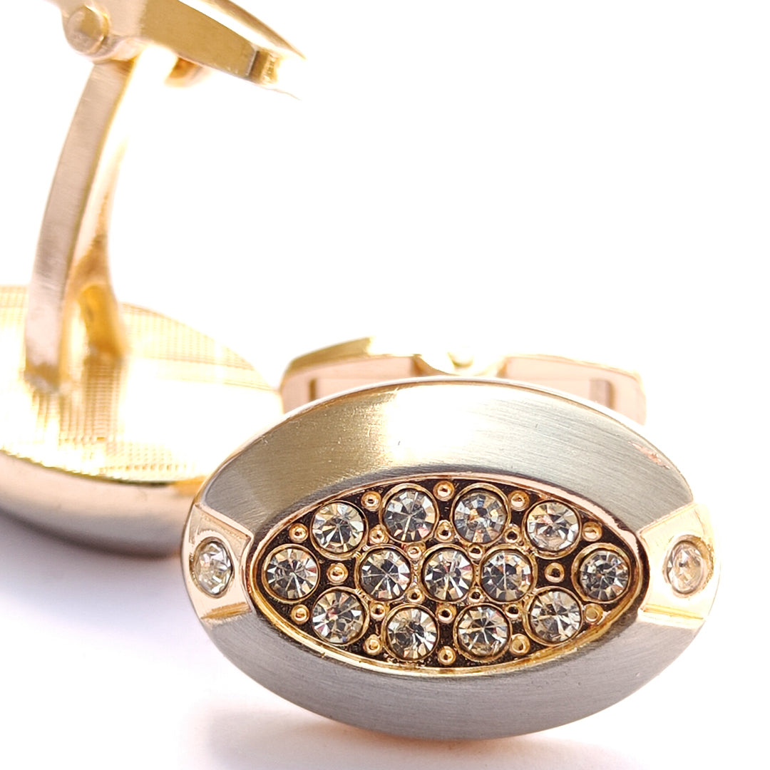 Metal cufflinks with artistic Design and attractive colors