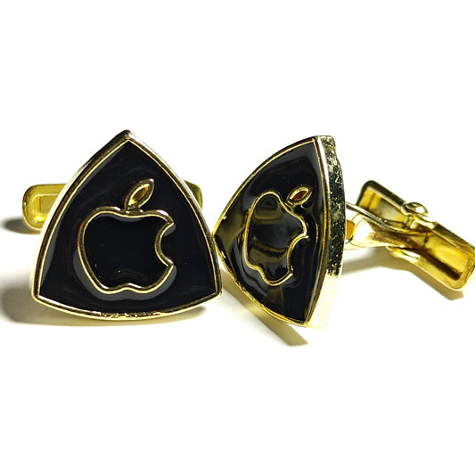 Zircon Stone with small white stone Gold & Silver Base cufflink for Men